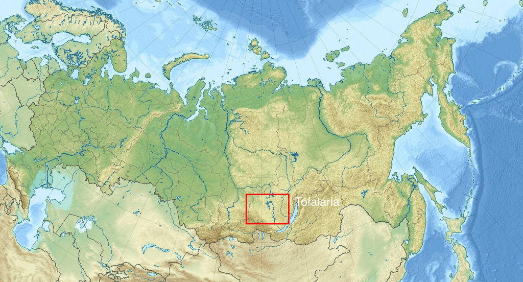 Tofalaria MAP - Russia Trekking